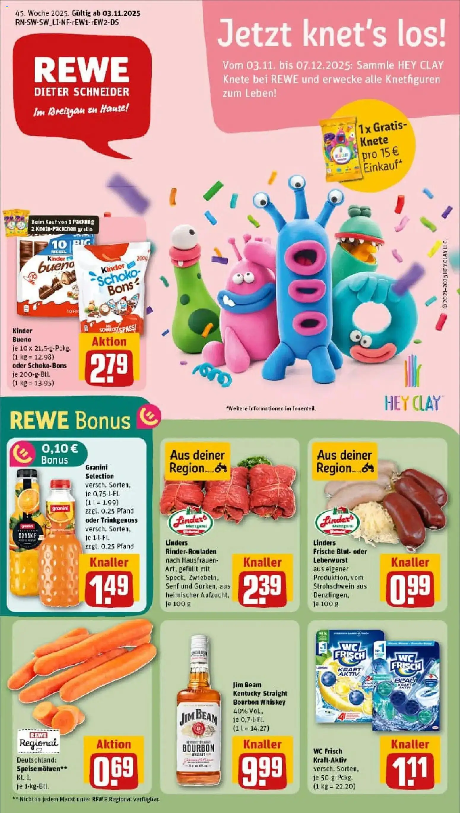 Vorschau von dem Prospekt des Geschäftes Rewe, gültig ab dem 02.11.2025