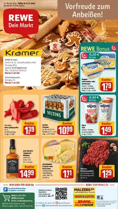 Vorschau von dem Prospekt des Geschäftes Rewe, gültig ab dem 17.11.2025