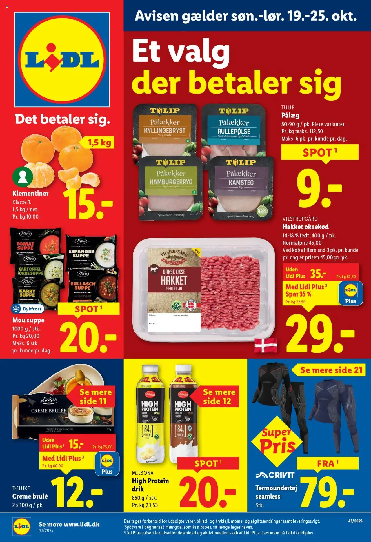 Lidl tilbudsavis gyldig fra 19/10/2025 - side 1