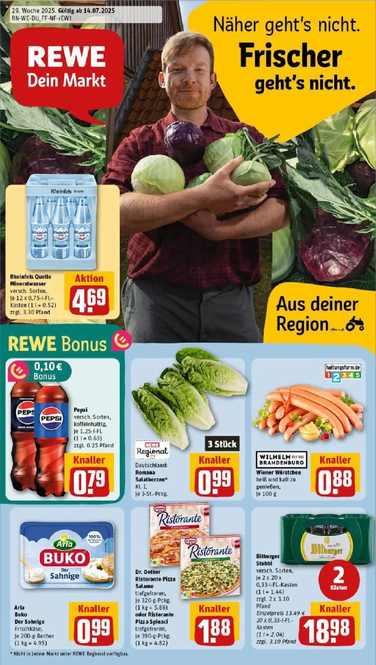 REWE Prospekt ab 13.07.2025 nächste Woche - Prospekt Mönchengladbach	