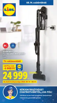 Lidl - Nonfood kínálatunk megtekintése, amely érvényes 2025.08.14.-től
