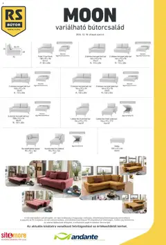 RS Bútor - Moon elemjegyzék megtekintése, amely érvényes 2025.03.31.-től