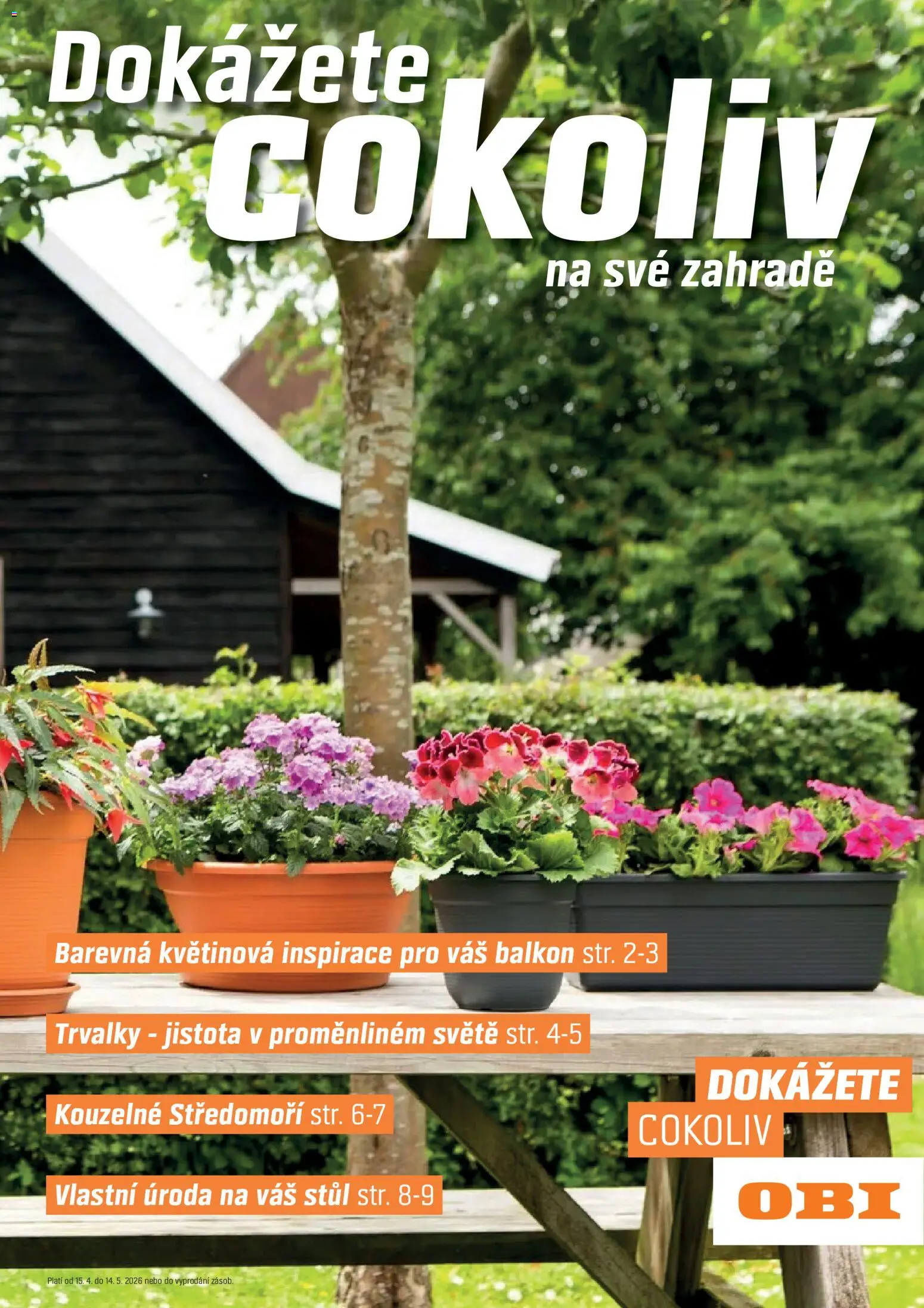 Náhled nabídky: OBI OBI leták - Dokážete cokoliv platný od 15.04.2026