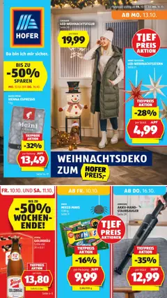 Vorschau der Angebote: Hofer Flugblatt gültig ab 10.10.2025