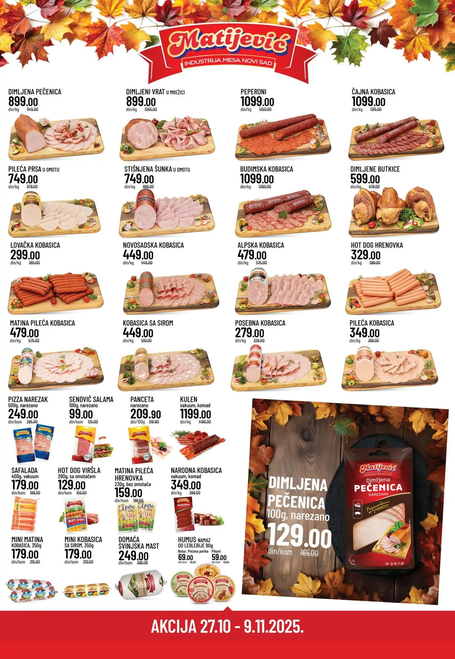Matijevic katalog važi od 27.10.2025 - stranica 1