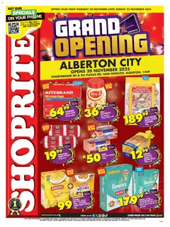 Preview of Shoprite flyer valid from 20/11/2025