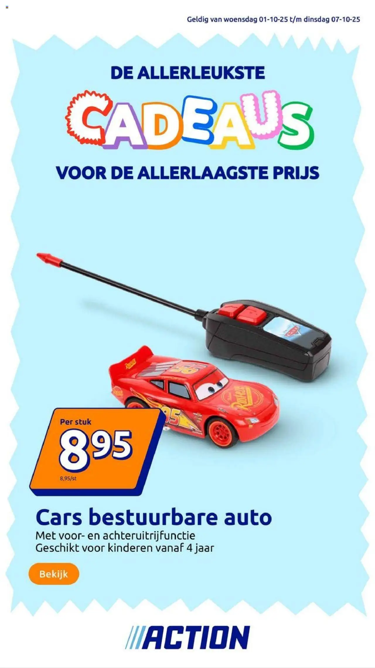 Action shop Cadeautjesfolder geldig vanaf 01-10-2025 - Paginanummer 1