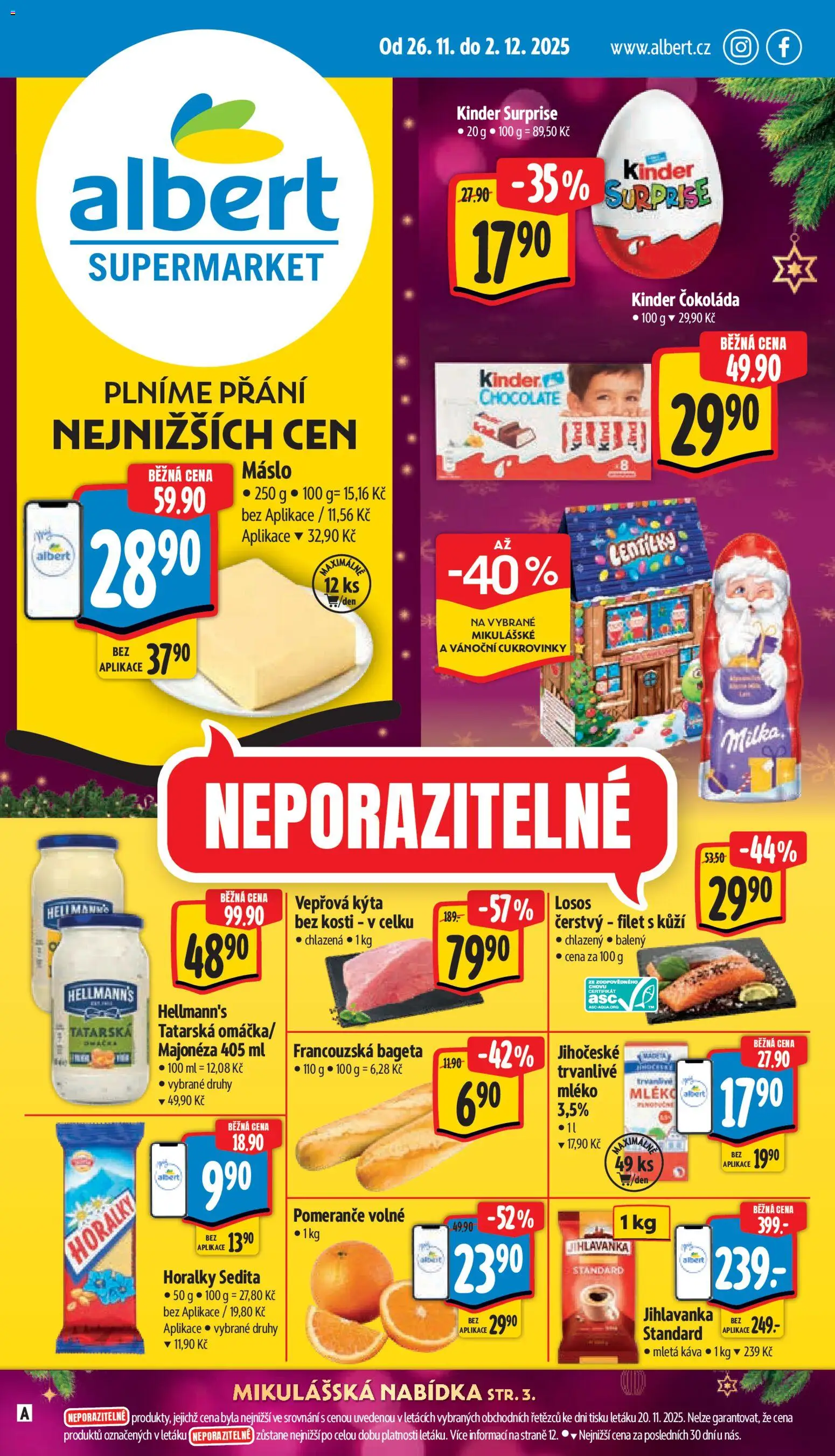 Náhled nabídky: Albert Supermarket platný od 26.11.2025