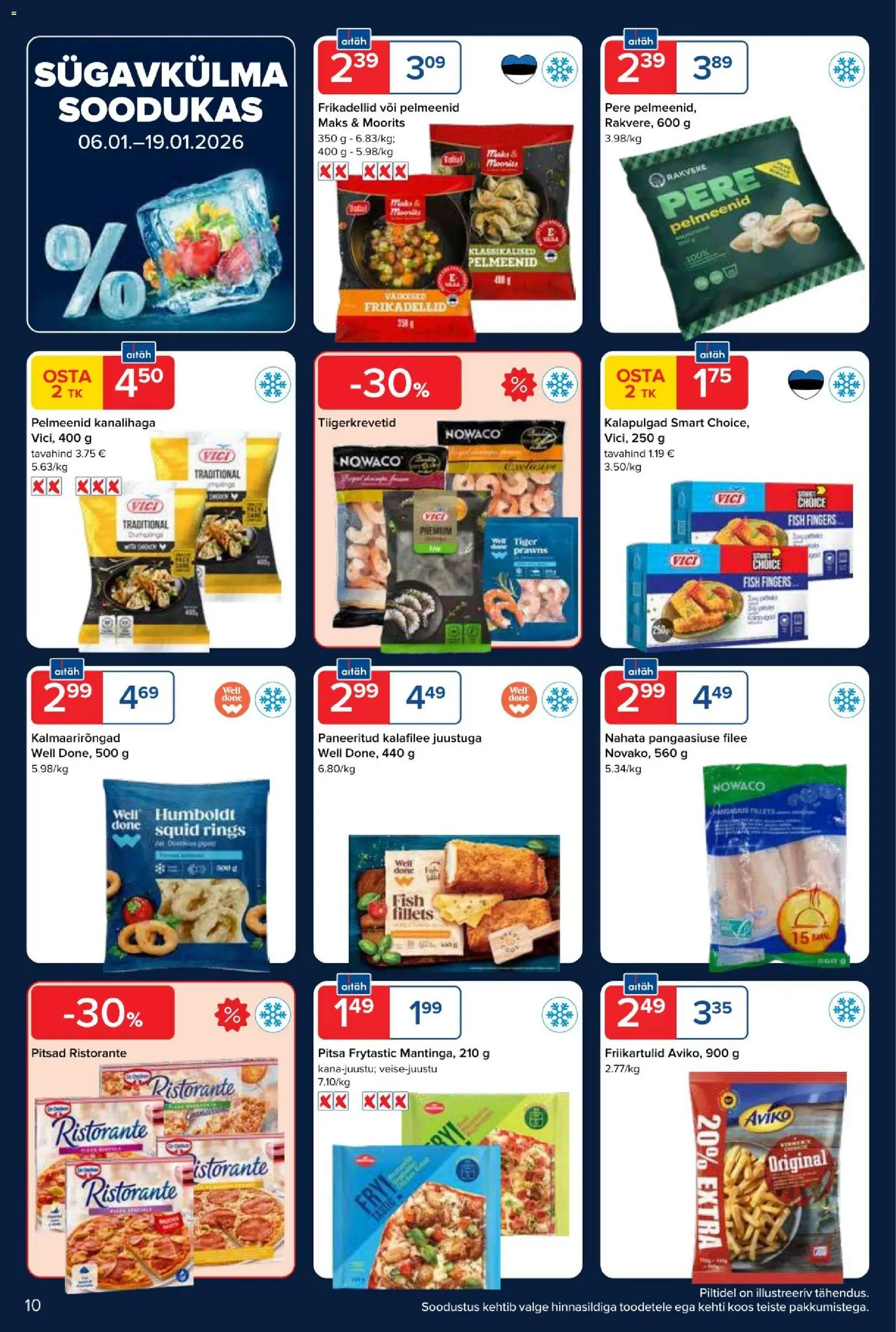 Maxima kliendilehe eelvaade alates 2026.01.06