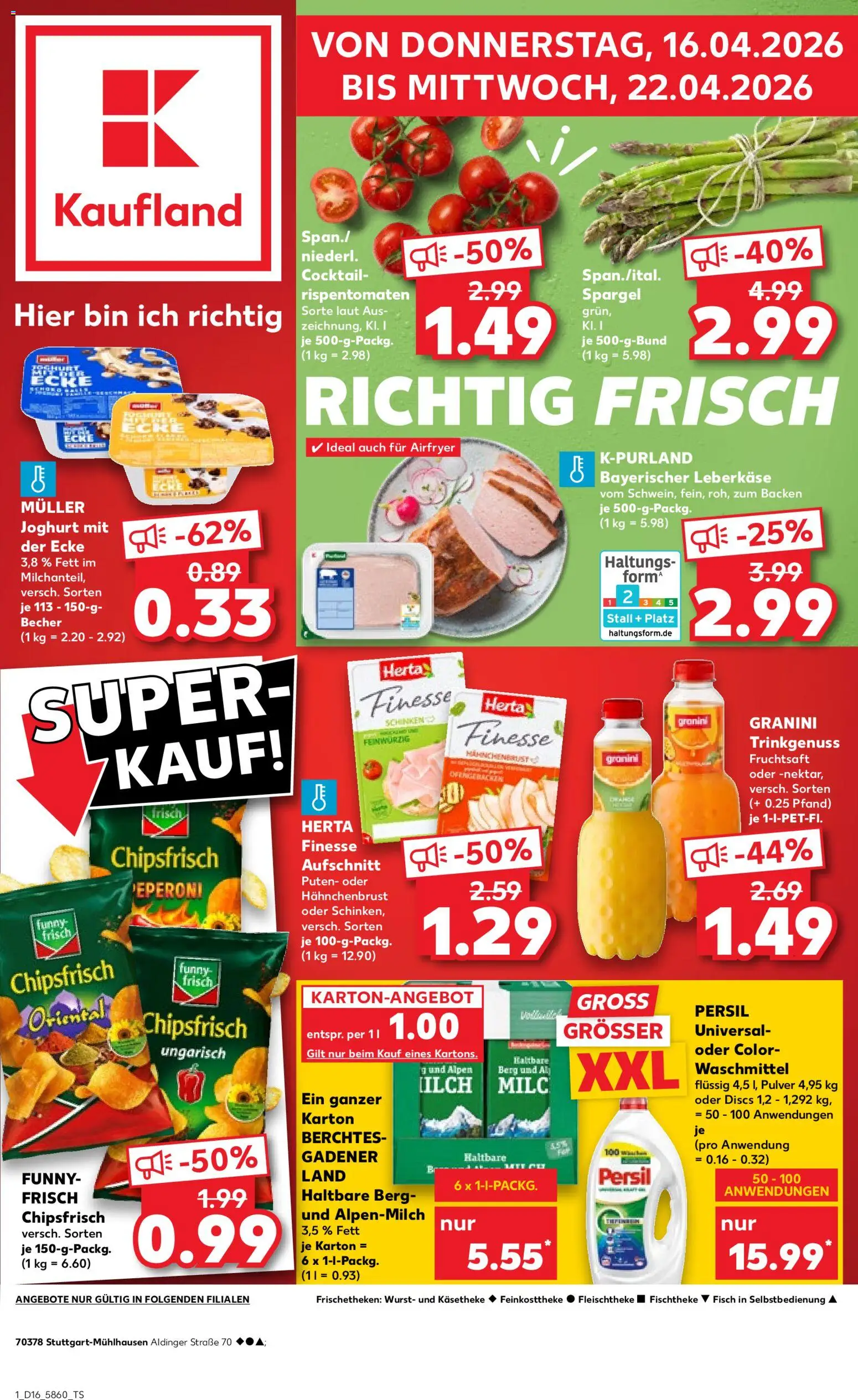 Vorschau von dem Prospekt des Geschäftes Kaufland, gültig ab dem 16.04.2026