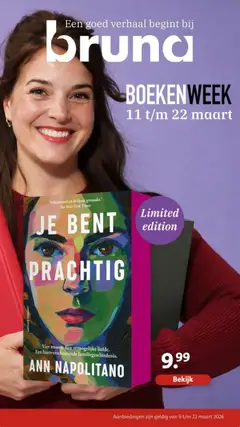 Voorbeeld van Bruna folder - Boekenweek van winkel Bruna geldig vanaf 11-03-2026