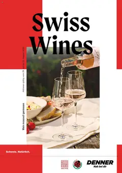 Vorschau des Merkblatts Aktionen Swiss Wines DE vom Shop Denner gültig von 29.07.2025 bis 25.08.2025