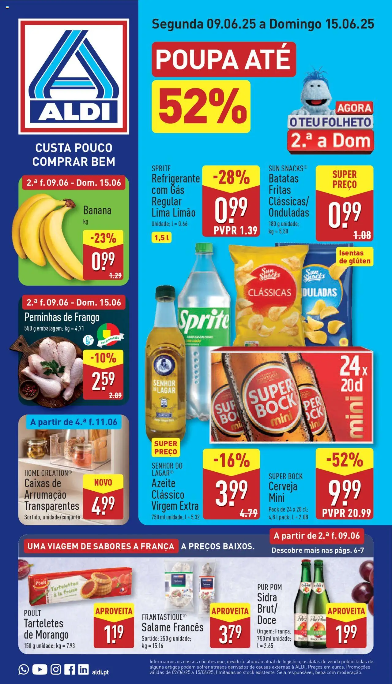 Aldi Folheto de 09/06/2025 - catálogo esta semana - página 1