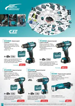 Previzualizarea de cataloage: Makita Catalog nou valabil de la 01.10.2025 | Pagina: 22