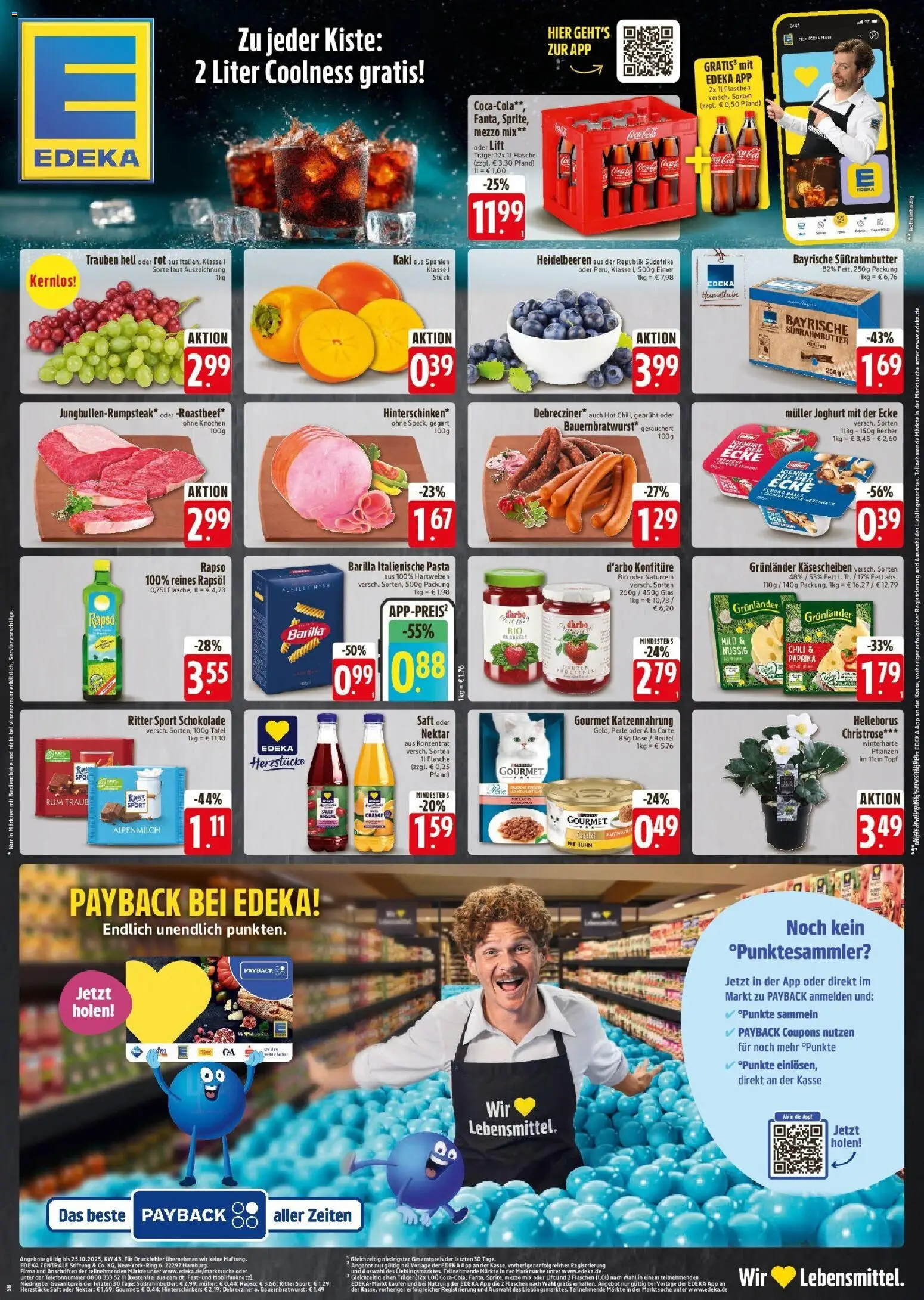 EDEKA Prospekt ab 22.10.2025 - Prospekt Vilsbiburg Online