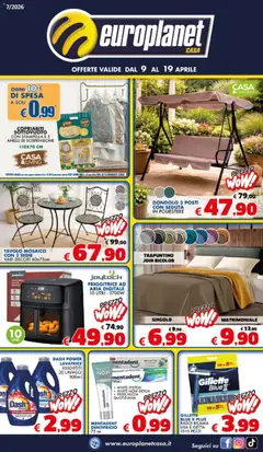 Anteprima dell'opuscolo Europlanet Casa volantino dal negozio Europlanet Casa valido da 09/04/2026