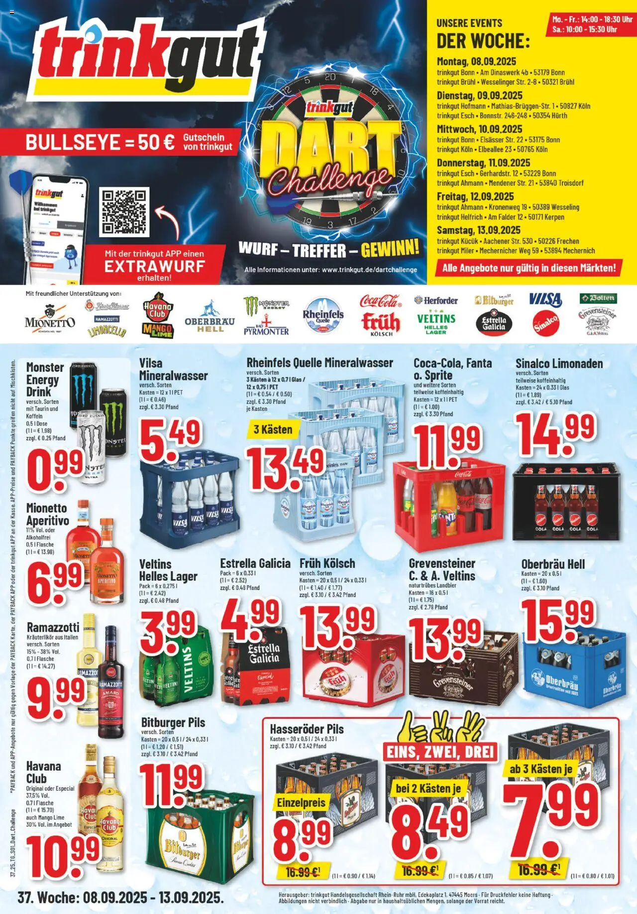 Trinkgut Prospekt ab 08.09.2025 > Angebote ab Montag