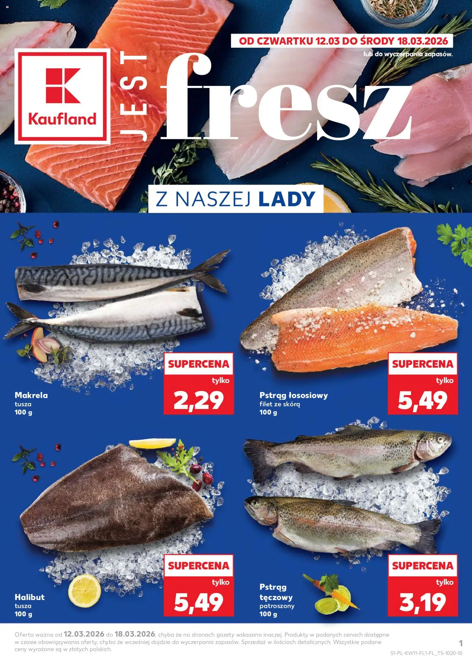 Náhled nabídky: Kaufland Polsko Kaufland Polsko leták - Jest fresz platný od 12.03.2026