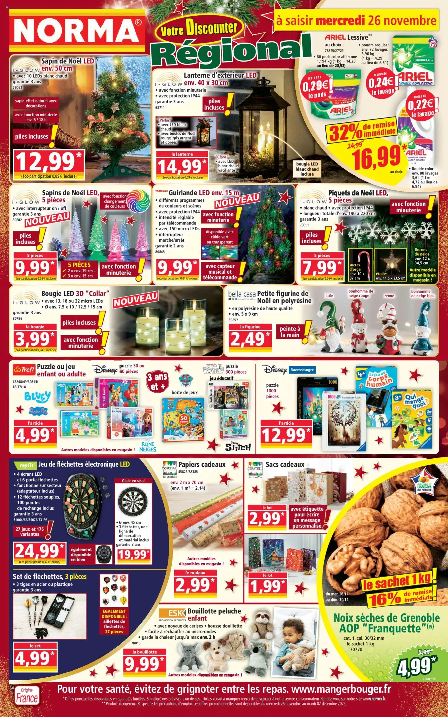 Prévisualisation de Catalogue du magasin Norma formulaire valide 26/11/2025