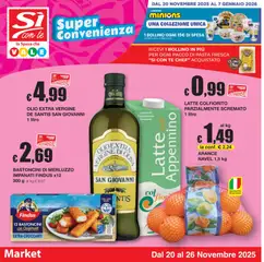 Anteprima dell'opuscolo Volantino Market dal negozio Sì con Te valido da 20/11/2025