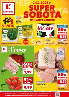 Pogląd gazetki "Kaufland Super Sobota ważne do 7.02" ze sklepu Kaufland ważnej od 06.02.2026