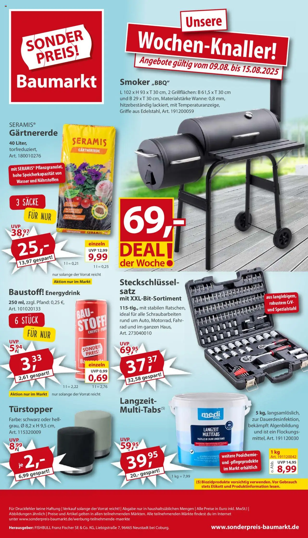 Sonderpreis Baumarkt Prospekt (vom 08.08.2025 - 15.08.2025)