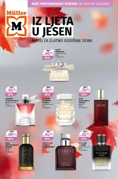 Pregled letka Katalog trgovine Müller vrijedi od 29.09.2025
