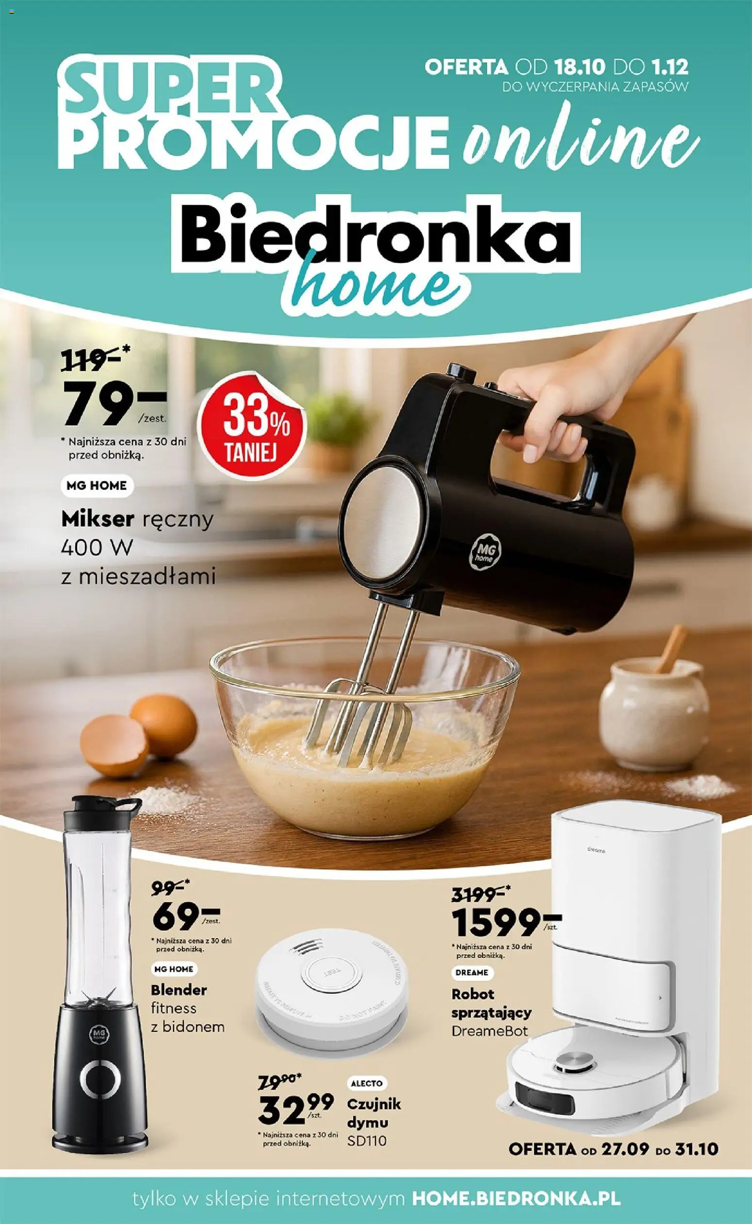 Biedronka gazetka promocyjna 18.10.2025 - "Black Friday" - Numer strony 1