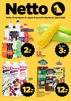 Eksempel på tilbudsavis Tilbudsavis fra butik Netto gyldig fra 16/08/2025