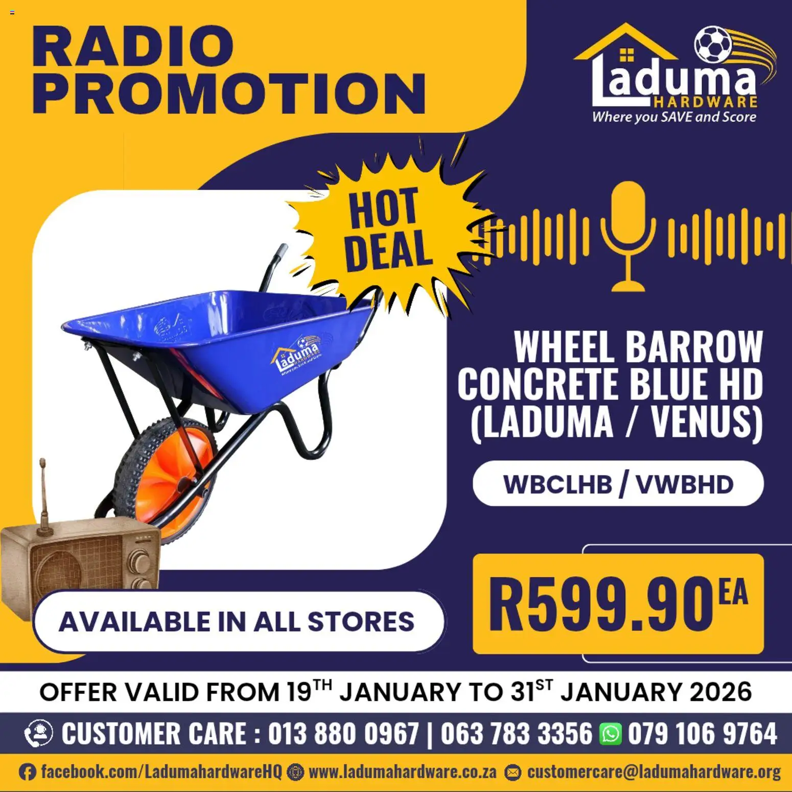 Preview of Laduma Hardware flyer valid from 19/01/2026