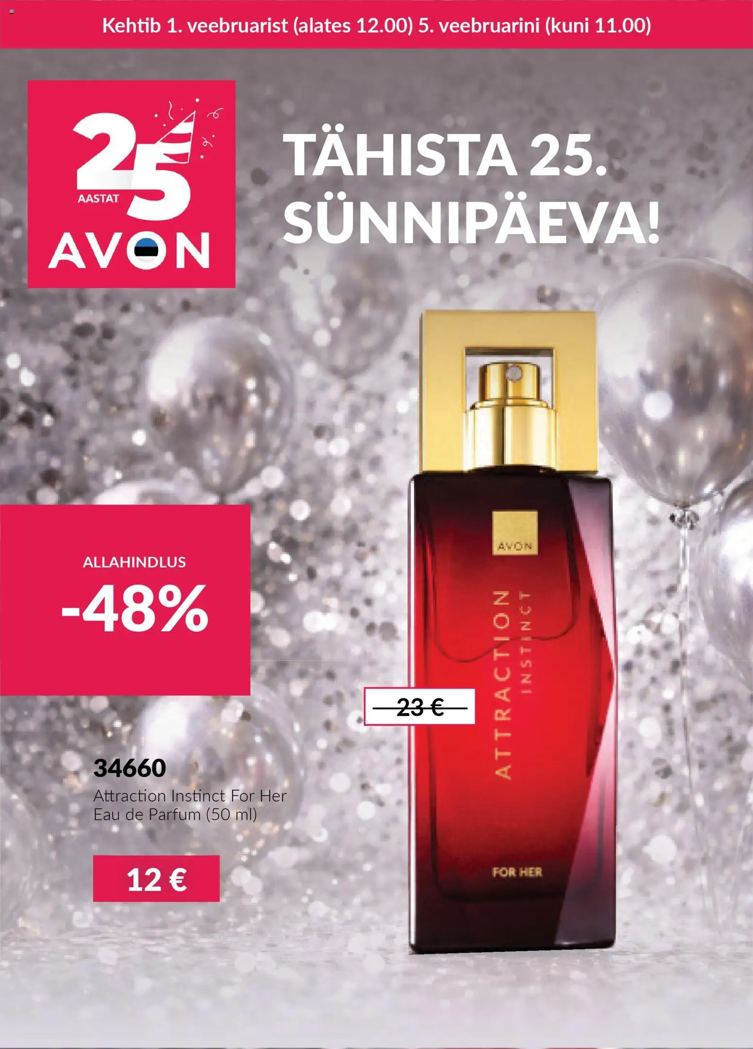 AVON kliendilehe eelvaade alates 01.02.2026