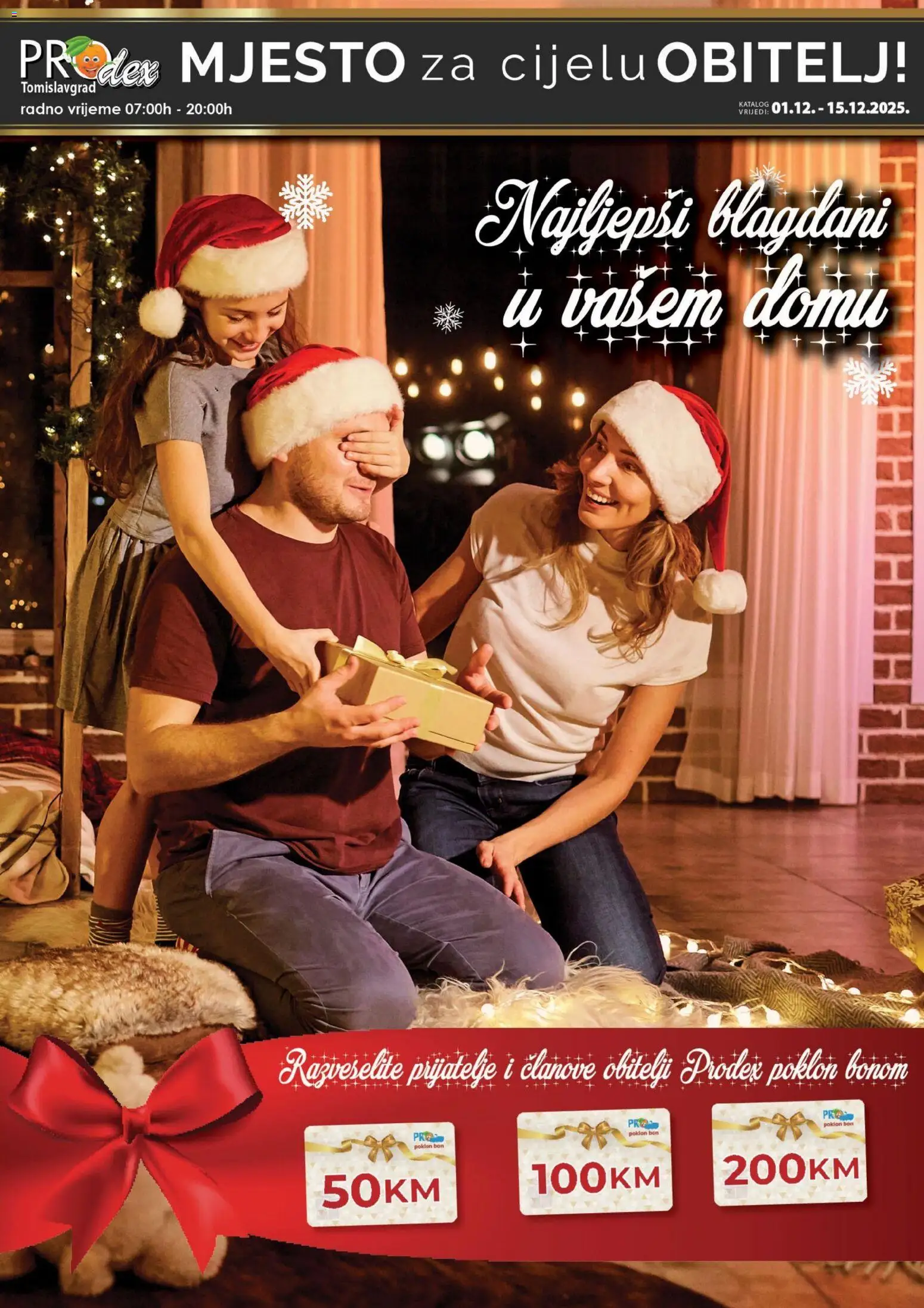 Pregled letka Katalog trgovine Prodex vrijedi od 2025.12.01