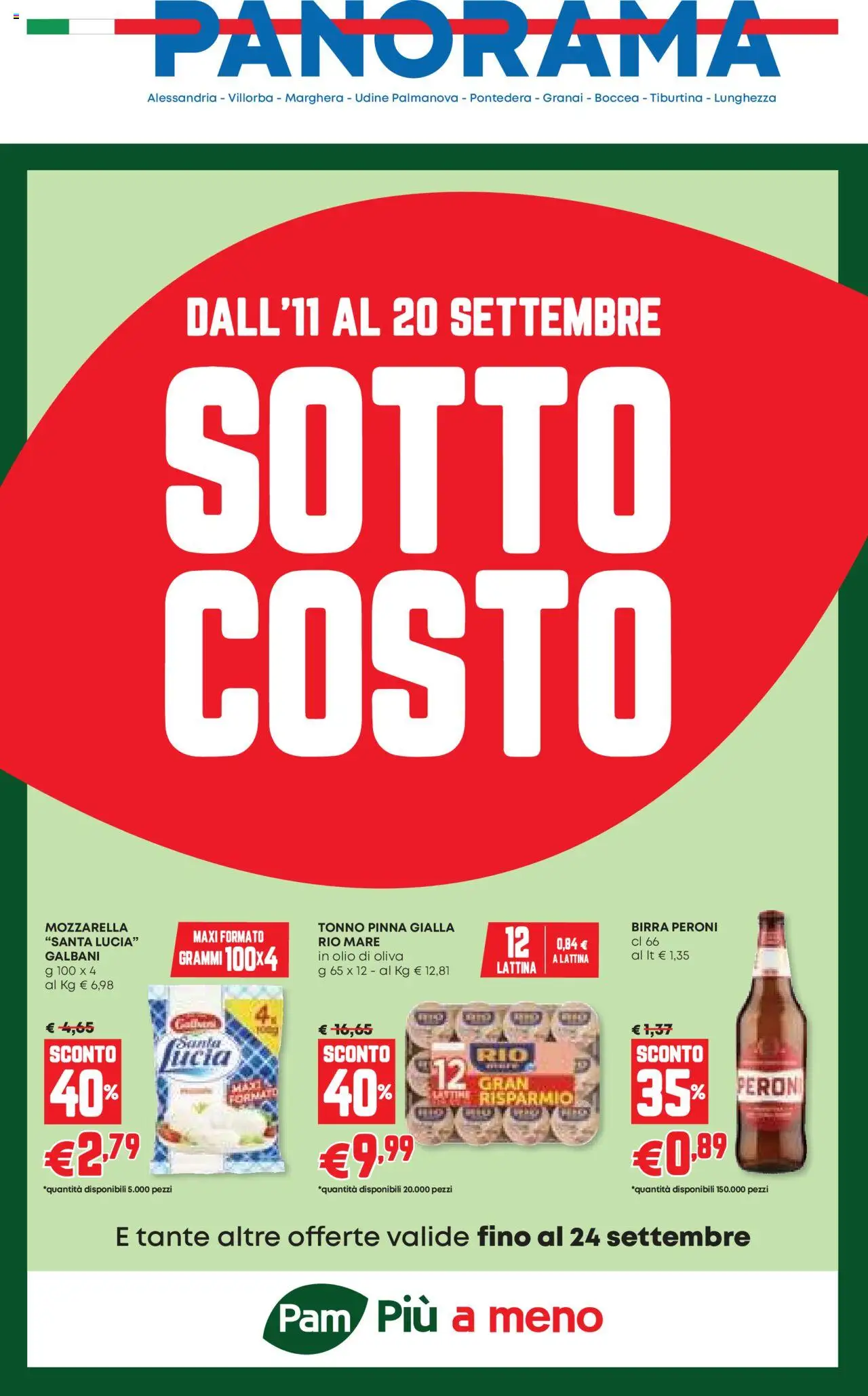 Volantino Panorama valido da 11/09/2025 numero di pagina 1