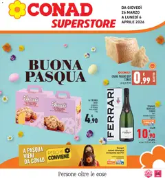 Anteprima dell'opuscolo Conad volantino Superstore Piemonte dal negozio Conad valido da 26/03/2026