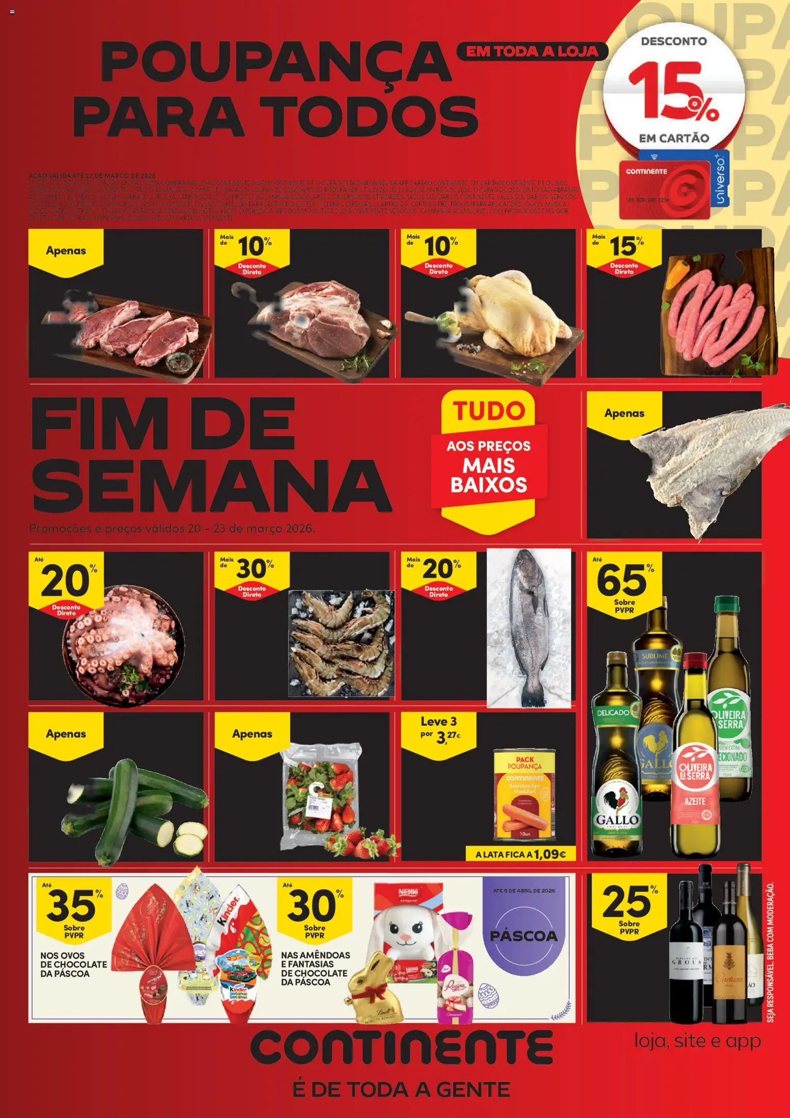 Pré-visualização do folheto da loja Continente válida a partir de 20/03/2026