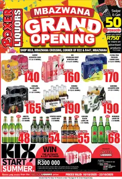 Preview of Boxer flyer valid from 10/10/2025