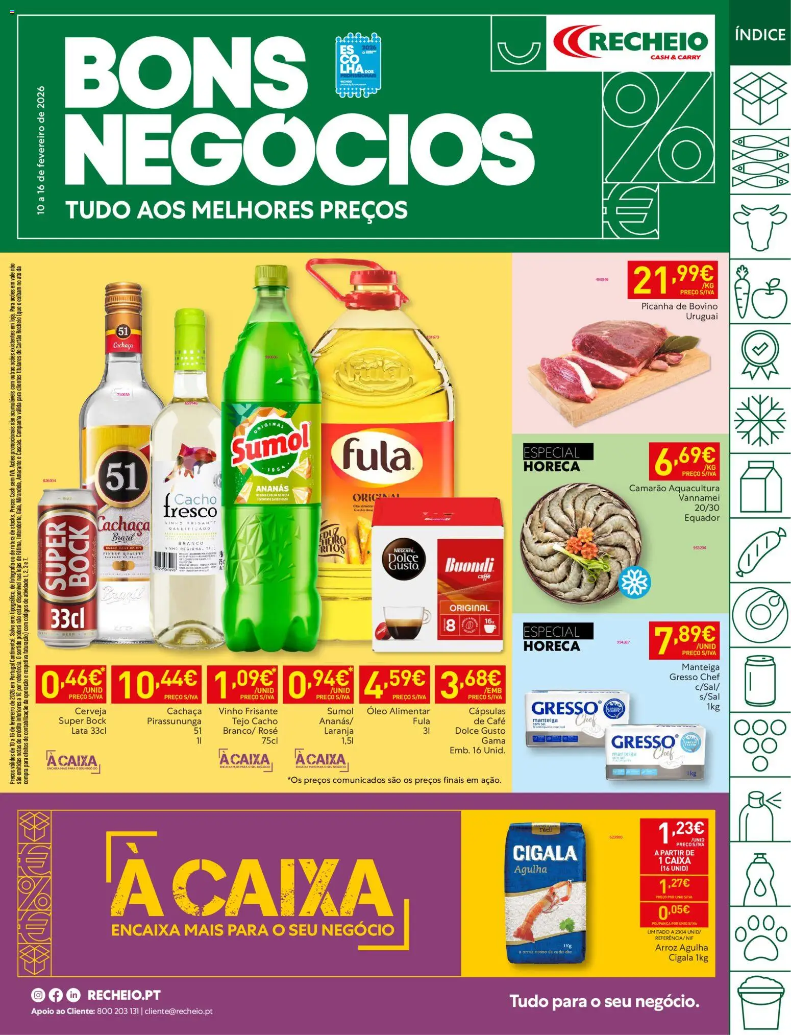 Pré-visualização do folheto da loja Recheio válida a partir de 10/02/2026