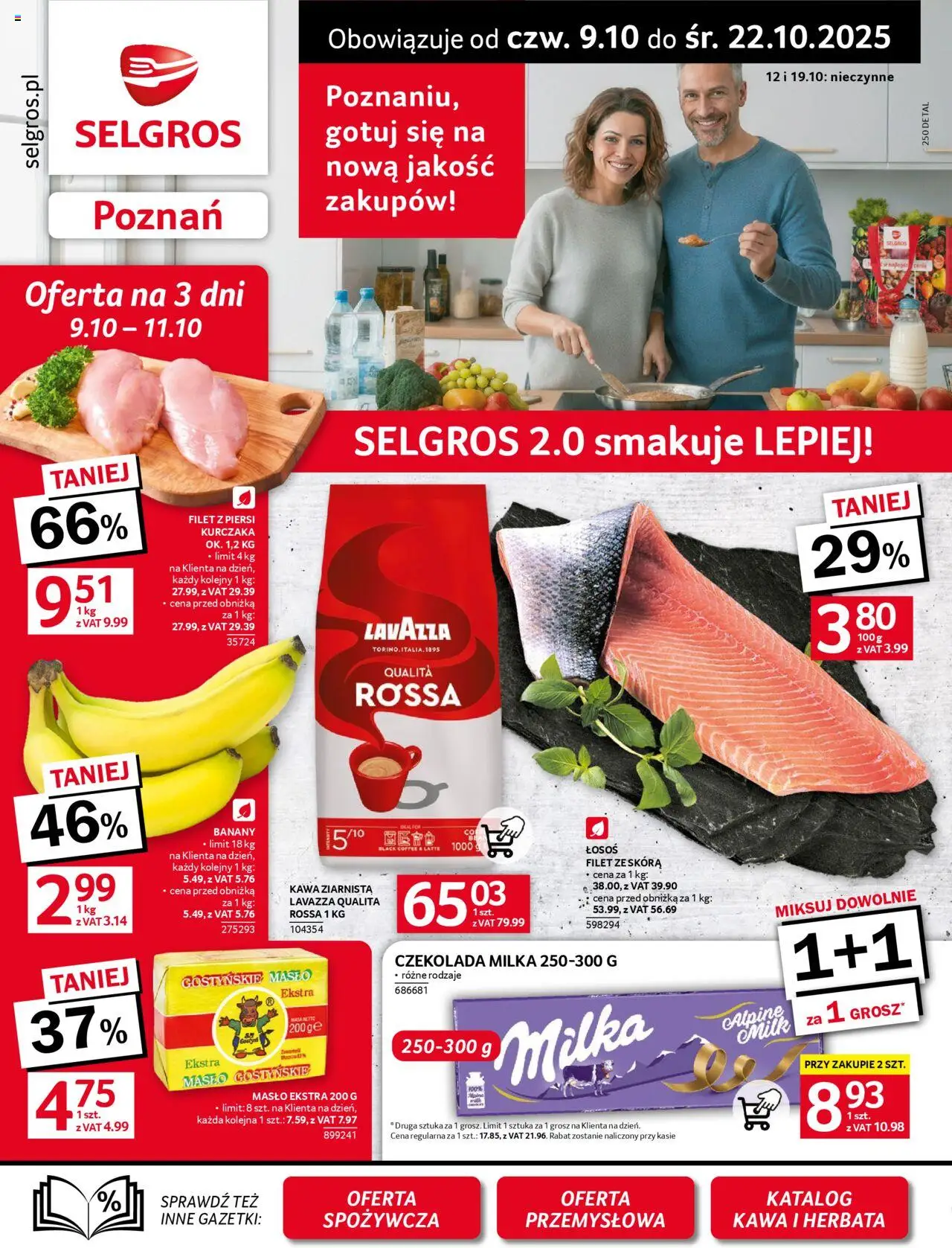 Selgros cash&carry Poznań Selgros 2.0 smakuje lepiej od 09.10.2025 - Nowa Gazetka - Numer strony 1