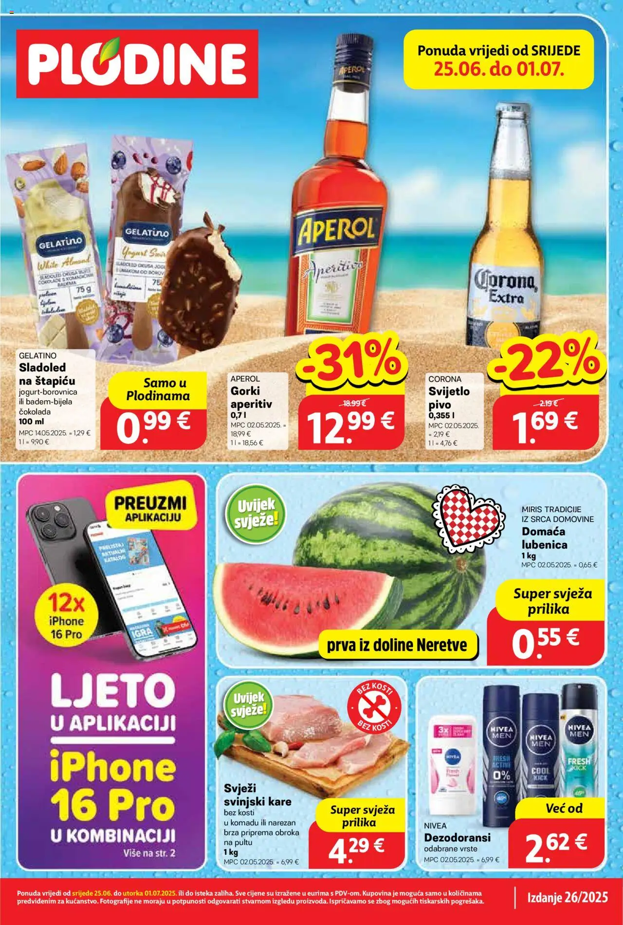 Plodine aktualni Katalog vrijedi od 25.06.2025 - tjedna akcija broj stranice 1