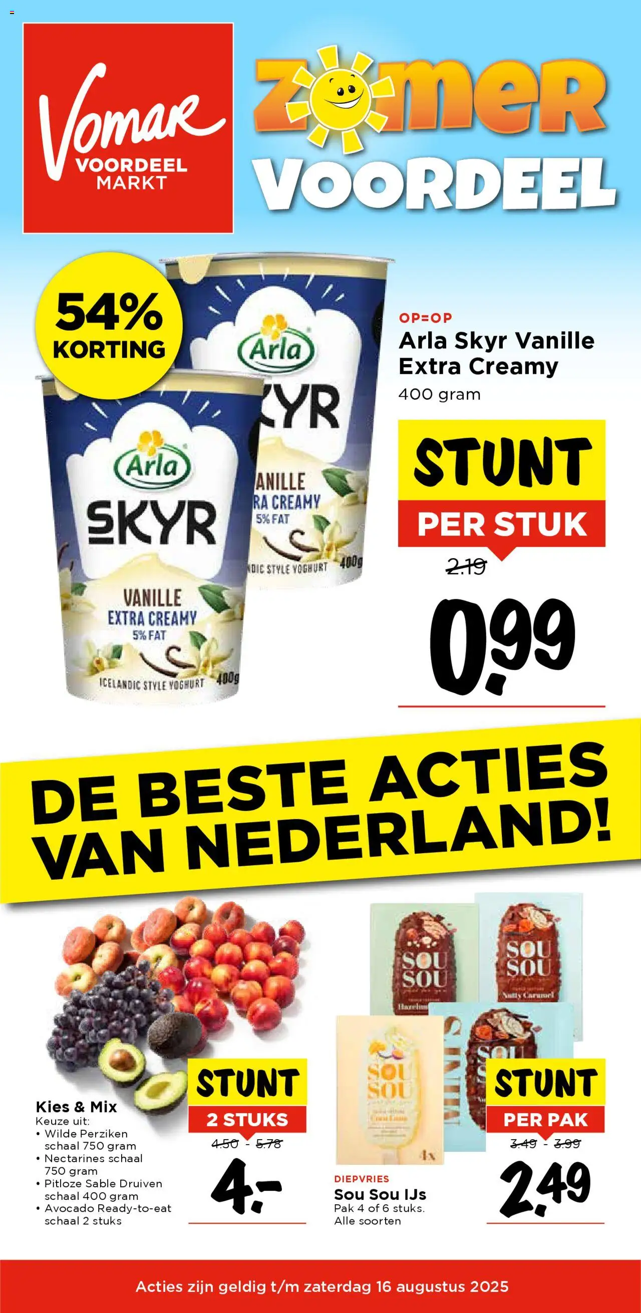 Vomar shop Folder geldig vanaf 14-08-2025 - Paginanummer 1