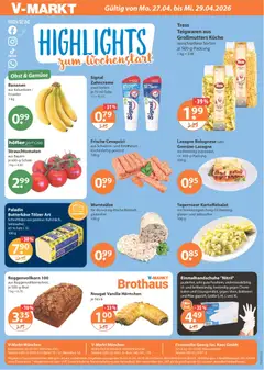 Vorschau von dem Prospekt des Geschäftes V-Markt, gültig ab dem 27.04.2026
