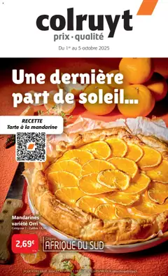 Prévisualisation de Une dernière part de soleil… du magasin Colruyt formulaire valide 01/10/2025
