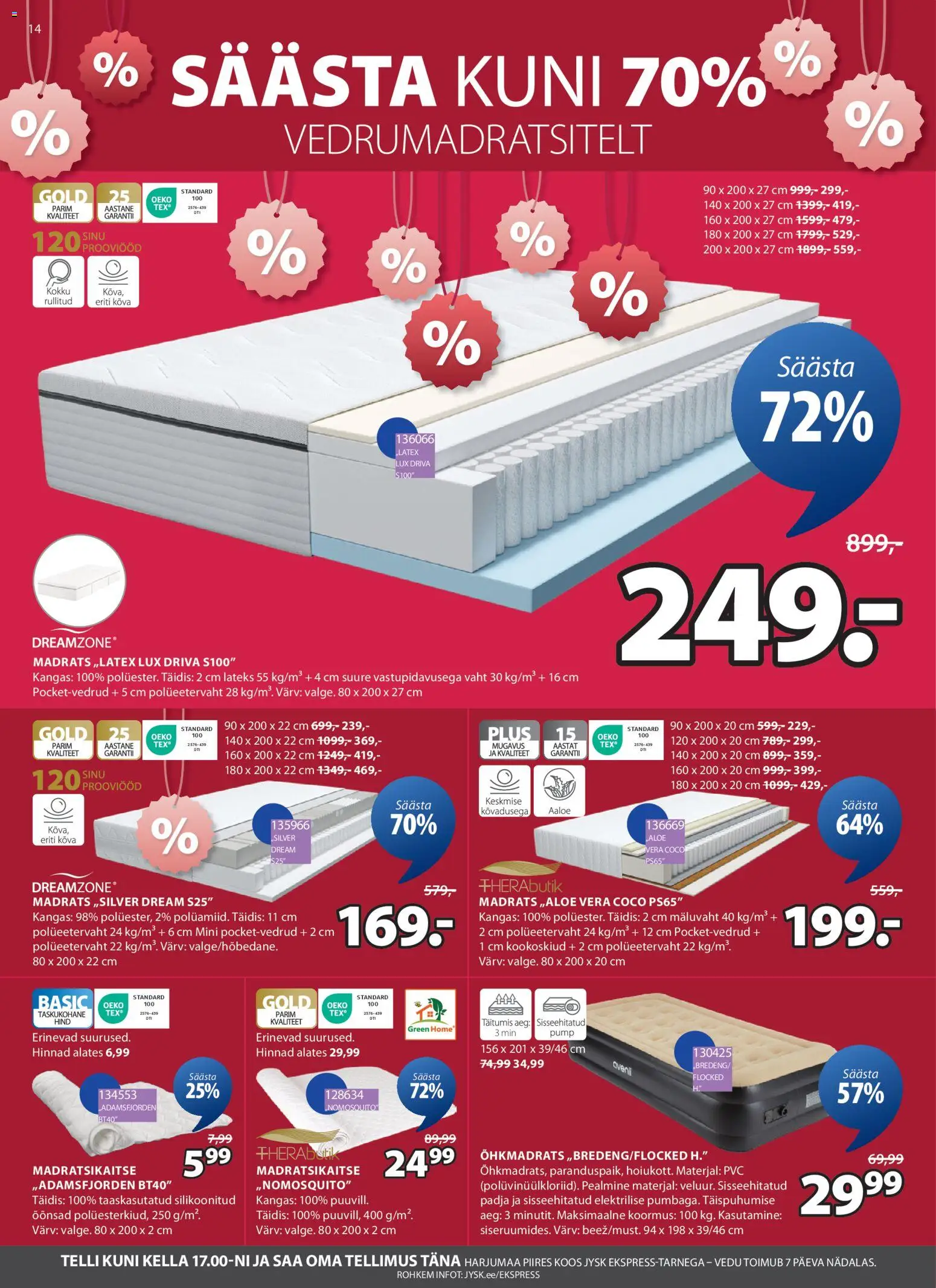 JYSK kliendilehe eelvaade alates 2026.01.06