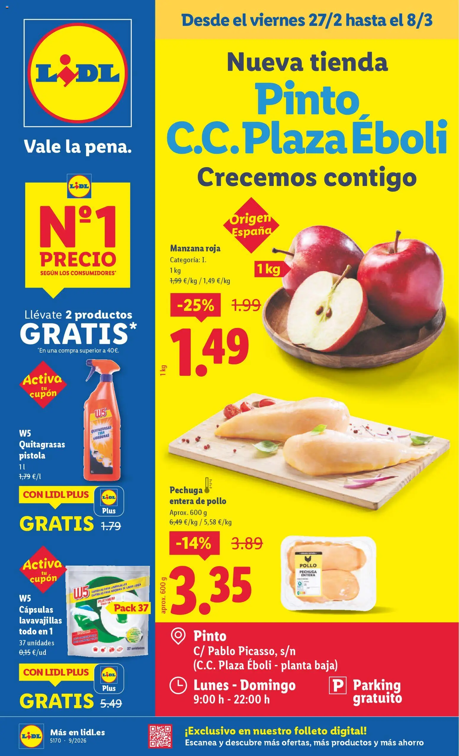 Vista previa del folleto de la tienda Lidl válido desde el 27/02/2026 