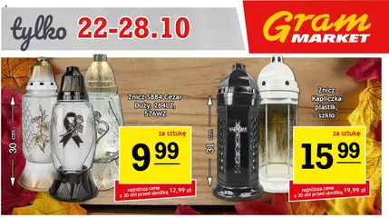 Pogląd gazetki "Niesłychanie Niskie Ceny" ze sklepu Gram Market ważnej od 22.10.2025