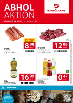 Vorschau der Angebote: Transgourmet Flugblatt gültig ab 22.09.2025