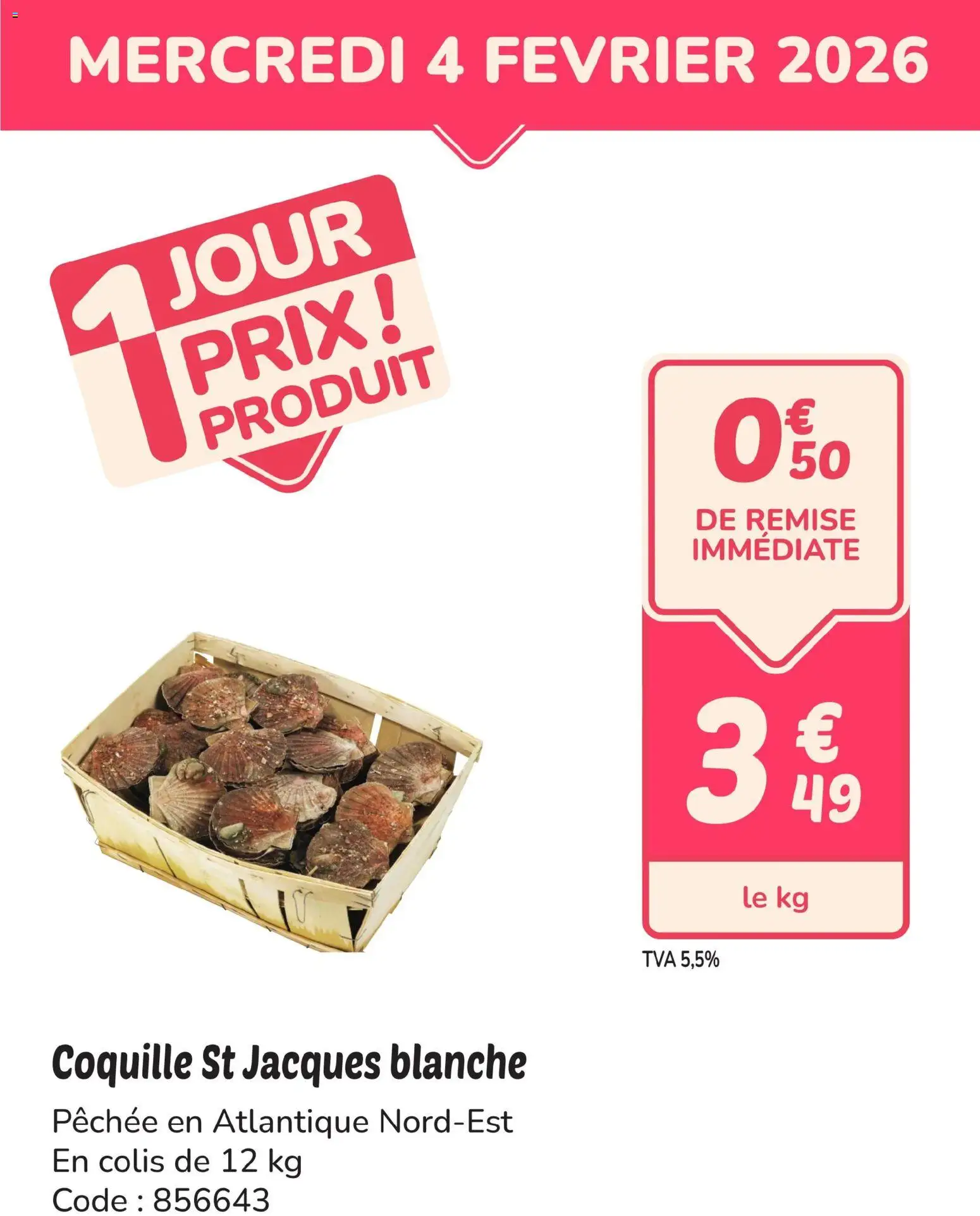 Prévisualisation de PROMO coquille du magasin Promocash formulaire valide 04/02/2026