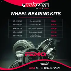Preview of AutoZone flyer valid from 14/10/2025