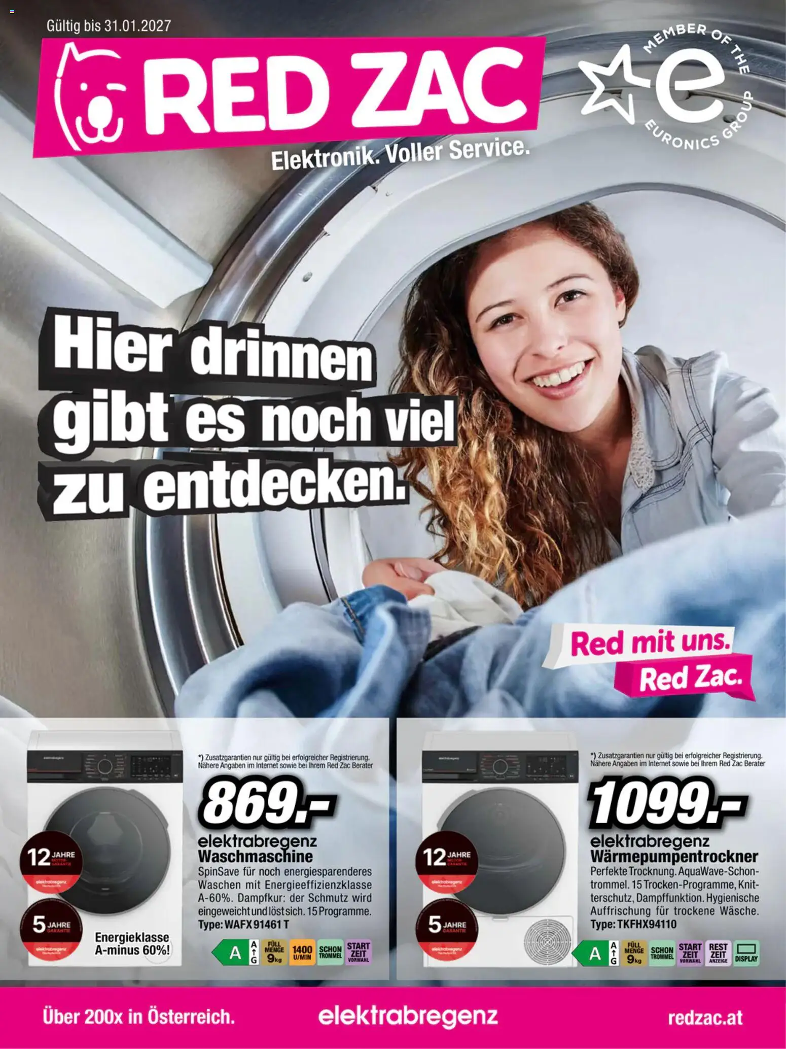 Vorschau der Angebote: RED ZAC RED ZAC Beko & Elektrabregenz gültig ab 18.03.2026 - Waschmaschine
