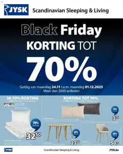 Prévisualisation de Black Friday du magasin JYSK formulaire valide 23/11/2025
